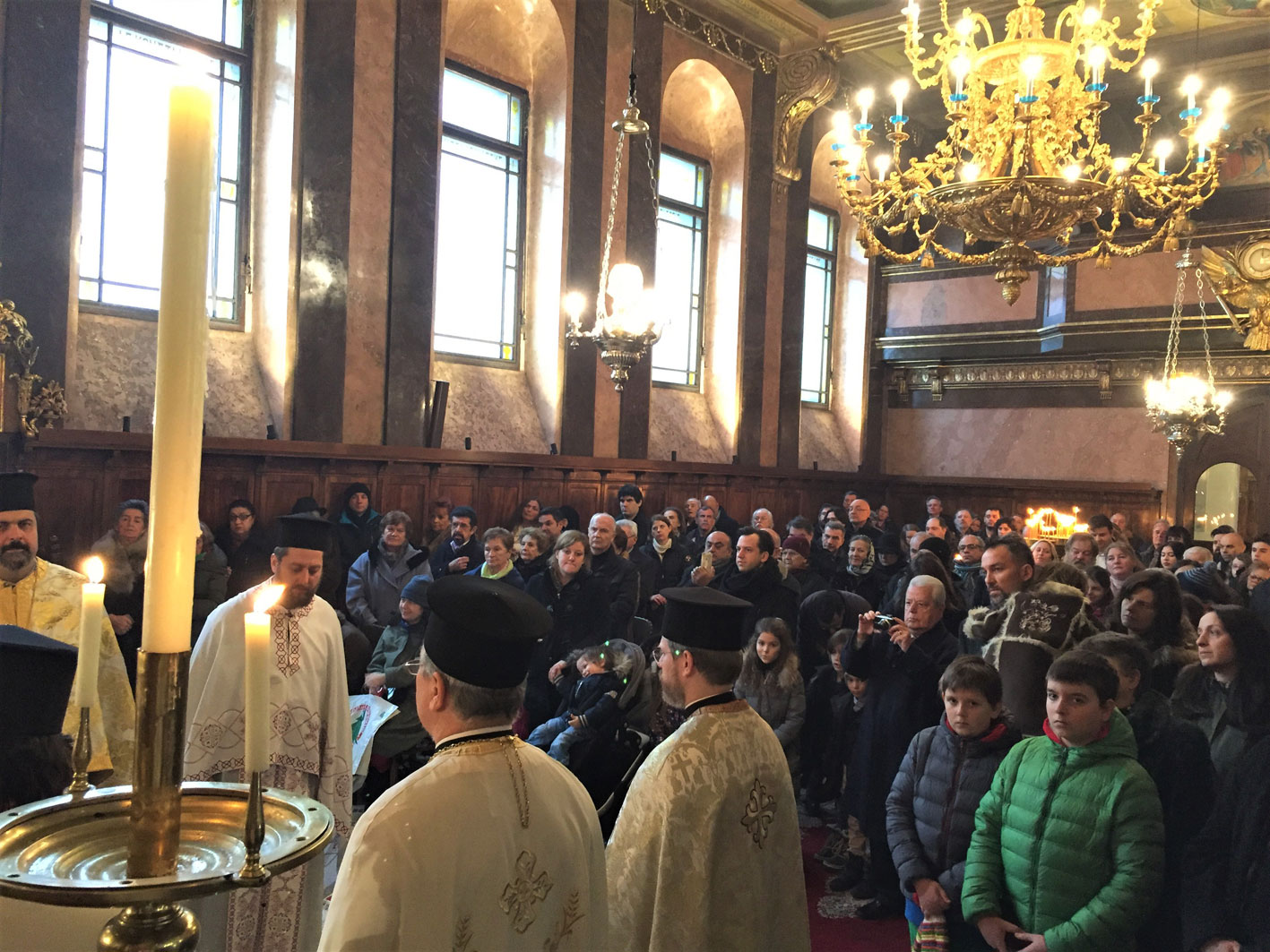 Göttliche Liturgie am 1. Jänner 2017 in der Kirche zum hl. Georg 20170101kl 6