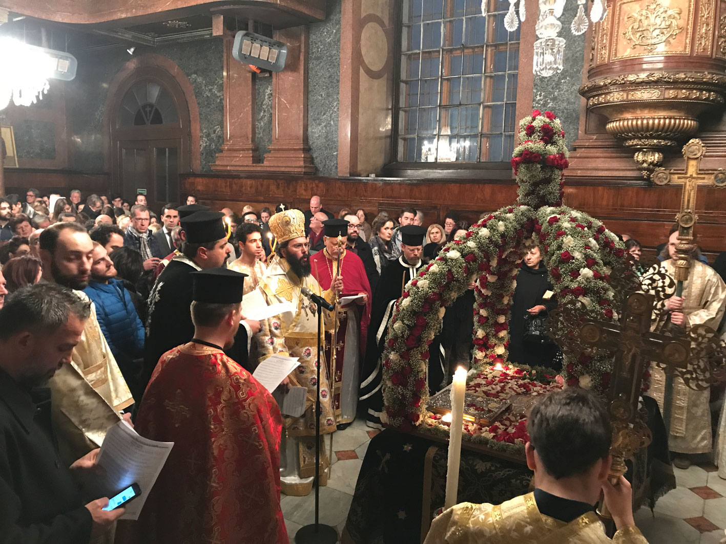 Das heilige Grab in der Kathedrale zur Heiligen Dreifaltigkeit in Wien 2017 Ostern2017kl 5