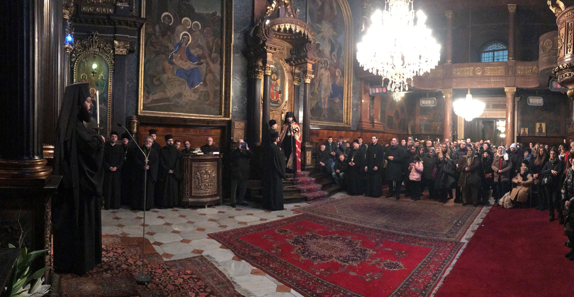 Panorthodoxe Vesper am Sonntag der Orthodoxie 2018