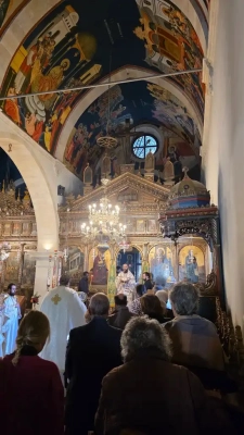 Τρισαρχιερατικὴ Θεία Λειτουργία στὴν Ἱερὰ Μονὴ Ἁγίου Γεωργίου Ἐπανωσήφη καὶ Ἀρχιερατικὸ Τρισάγιο εἰς μνήμην τοῦ Μητροπολίτου Αὐστρίας κυροῦ Μιχαήλ
